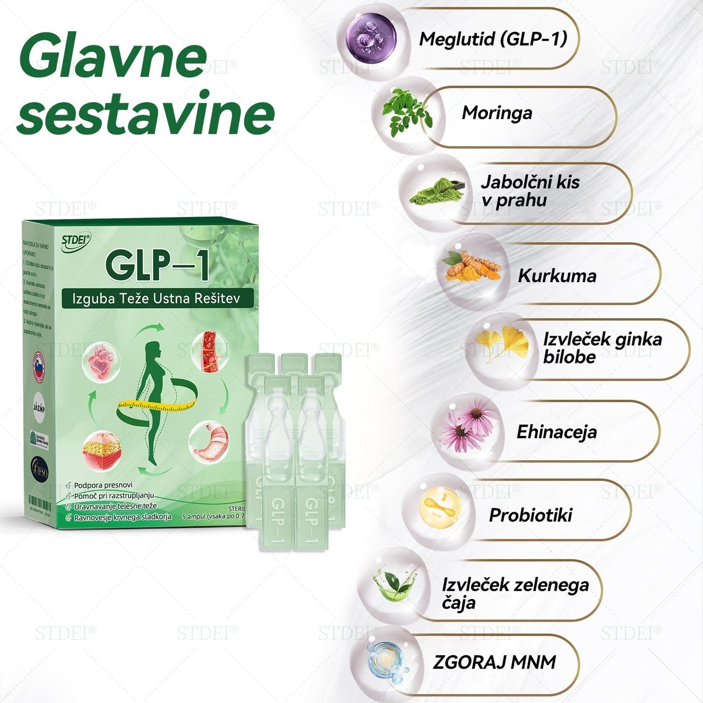 𝑆𝑇𝐷𝐸𝐼® 𝐺𝐿𝑃-1 𝐼𝑧𝑔𝑢𝑏𝑎 𝑇𝑒ž𝑒 𝑈𝑠𝑡𝑛𝑎 𝑅𝑒š𝑖𝑡𝑒𝑣 - Debelost, bolezni srca in ožilja, diabetes, spalna apneja, težave s sklepi in še več💎